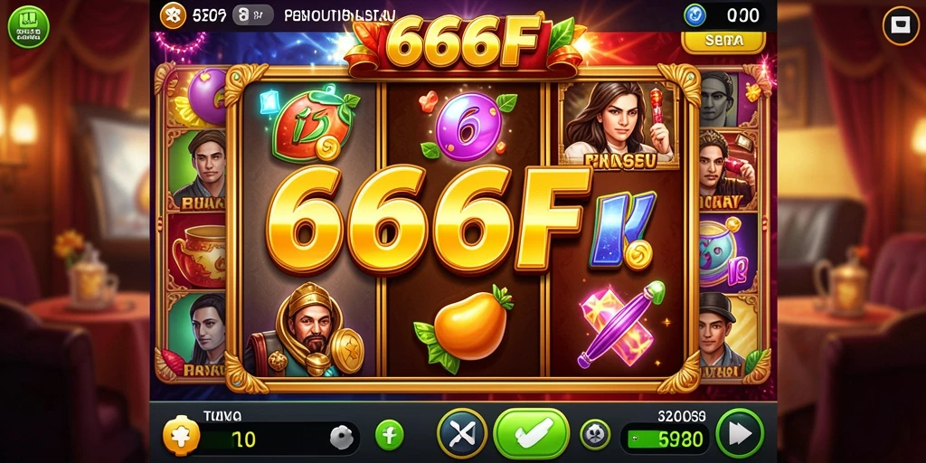 Tangkapan layar gameplay 666F yang menarik dan penuh warna.