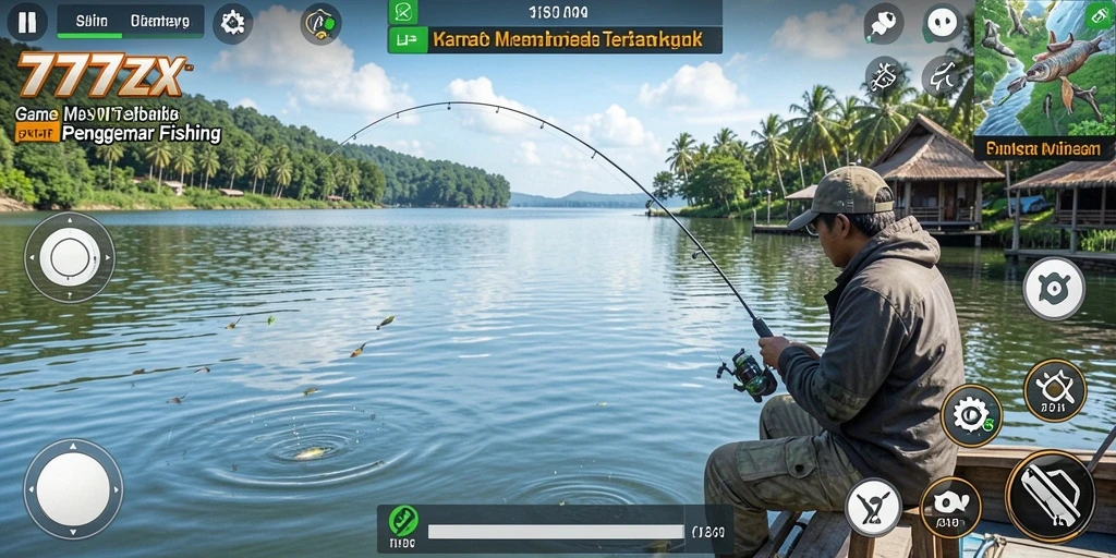 Tangkapan ikan yang mengesankan di game 777ZX dengan grafis yang memukau.