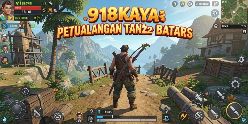 Screenshot gameplay <strong>918KAYA</strong> menampilkan petualangan seru di dunia terbuka.