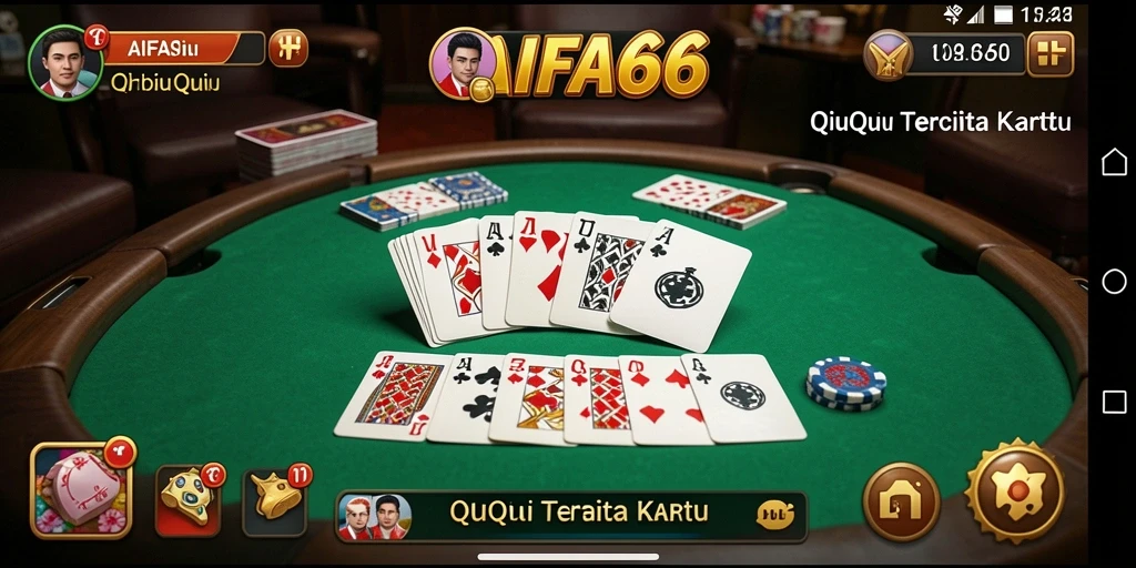 Tampilan mengasyikkan saat bermain QiuQiu di AIFA66.