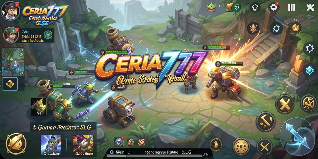 Tampilan gameplay SLG yang menakjubkan dan penuh strategi.