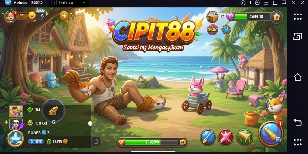 Screenshot gameplay CIPIT88 menunjukkan keseruan bermain game Casual yang menyenangkan.