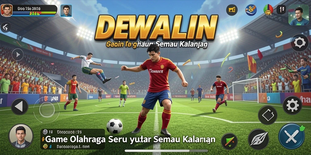 Tampilan gameplay DEWALIN yang seru dan kompetitif.