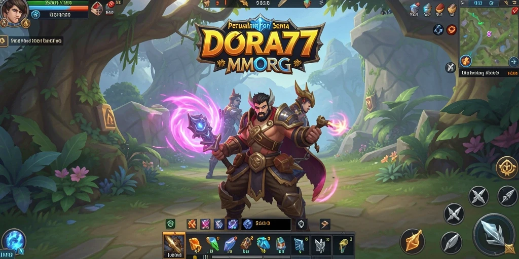 Gameplay DORA77 yang menarik dalam dunia MMORPG yang luas.