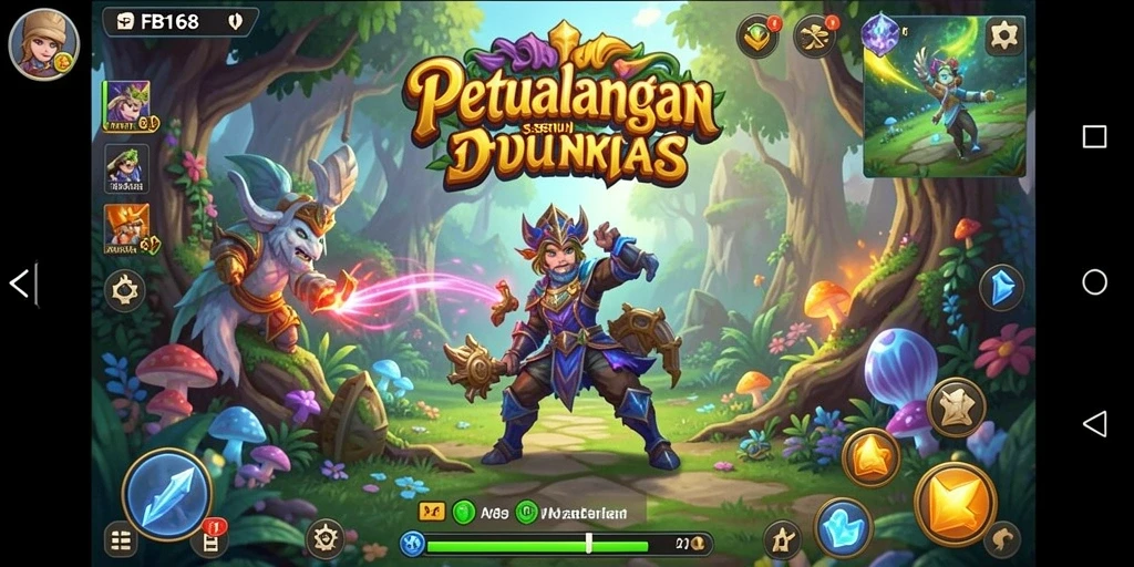 Gameplay FB168 yang seru dan penuh petualangan.
