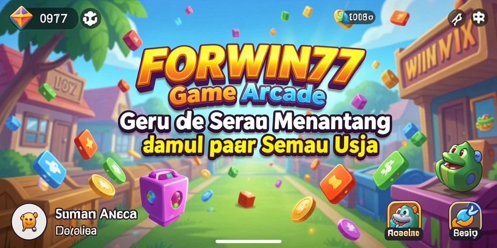 Tampilan action seru dalam gameplay FORWIN77 dengan rintangan menarik.