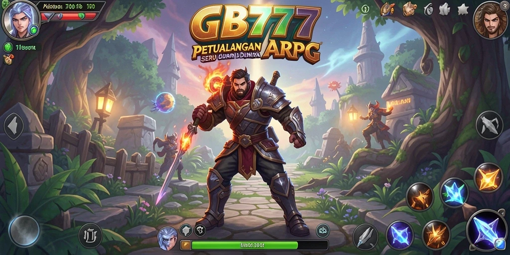 Tangkapan layar GB777 menunjukkan aksi pertarungan yang mendebarkan di dunia ARPG.