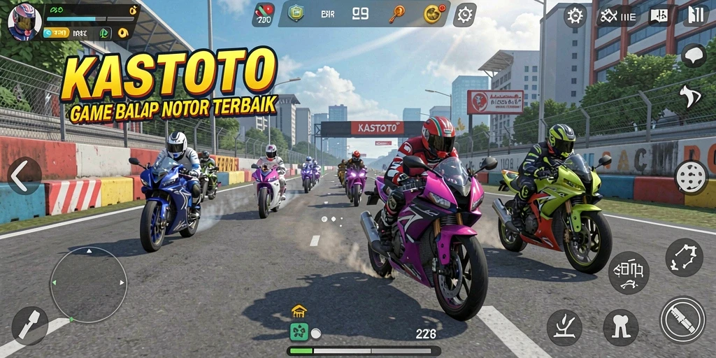 Tampilan gameplay KASTOTO yang intens dan menegangkan.