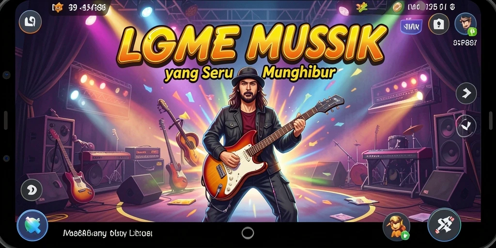 Screenshot gameplay LPO88 menampilkan pengguna bernyanyi dengan penuh semangat.