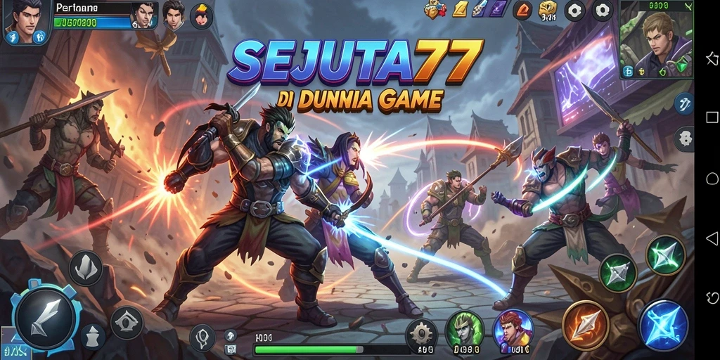 Tampilan seru dari permainan Fighting SEJUTA77 di arena pertarungan.