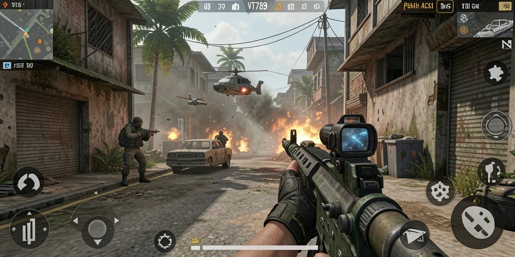 Screenshot gameplay VT789 yang menunjukkan aksi seru dan intens.