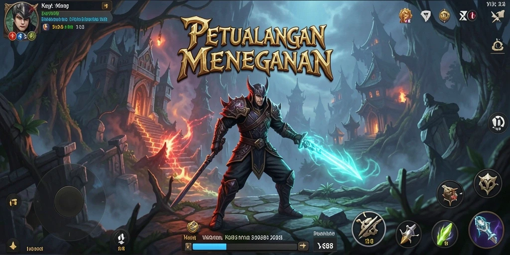 Screenshot gameplay X88 menunjukkan aksi pertarungan yang mendebarkan.