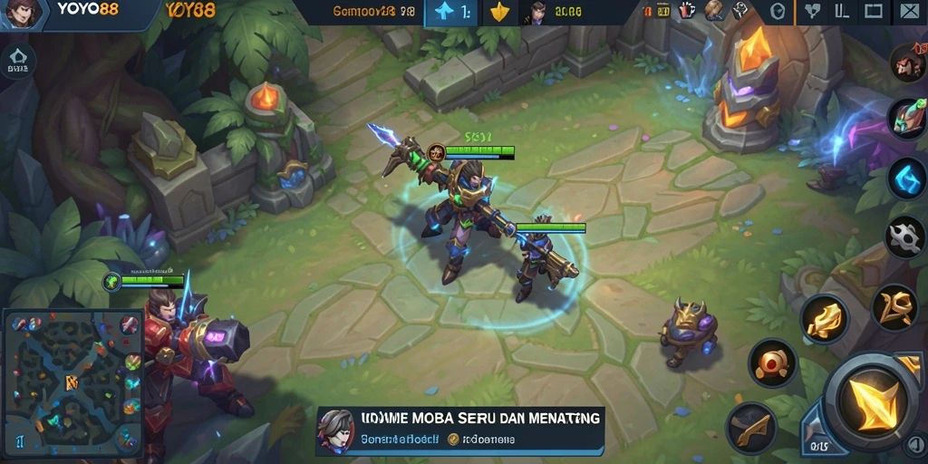 Tangkap momen seru dalam gameplay intens MOBA YOYO88.